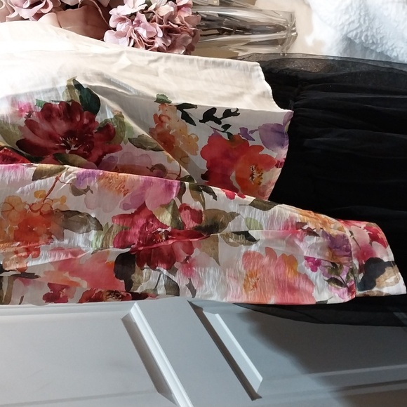 Nwt XL & Large JOIE Sheer White Floral Button Down Shirt - Picture 16 of 16